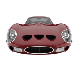 Sport car isolated on transparent background. 3d rendering - illustration png