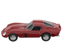 carro esporte isolado em fundo transparente. renderização 3D - ilustração png