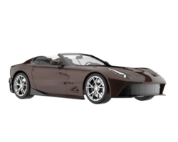 carro esporte isolado em fundo transparente. renderização 3D - ilustração png