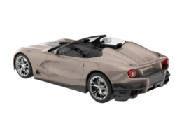 carro esporte isolado em fundo transparente. renderização 3D - ilustração png