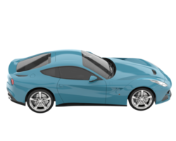 voiture de sport isolée sur fond transparent. rendu 3d - illustration png