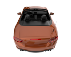 Sport car isolated on transparent background. 3d rendering - illustration png