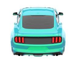 voiture de sport isolée sur fond transparent. rendu 3d - illustration png