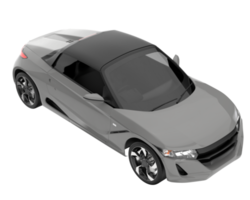 Sport car isolated on transparent background. 3d rendering - illustration png