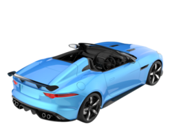 sport auto geïsoleerd Aan transparant achtergrond. 3d renderen - illustratie png