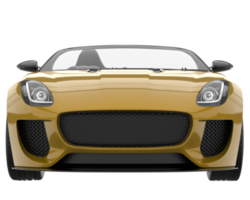 Sport car isolated on transparent background. 3d rendering - illustration png