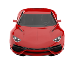 Sport car isolated on transparent background. 3d rendering - illustration png