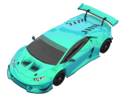Sport car isolated on transparent background. 3d rendering - illustration png