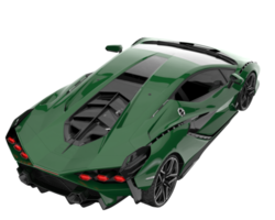 Sport car isolated on transparent background. 3d rendering - illustration png