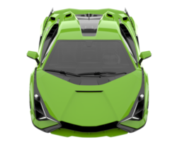 Sport car isolated on transparent background. 3d rendering - illustration png