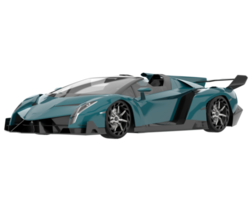 Sport car isolated on transparent background. 3d rendering - illustration png