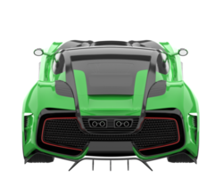 Sport car isolated on transparent background. 3d rendering - illustration png