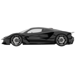 carro esporte isolado em fundo transparente. renderização 3D - ilustração png