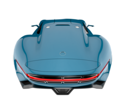 voiture de sport isolée sur fond transparent. rendu 3d - illustration png