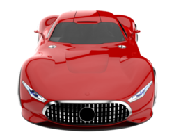 Sport car isolated on transparent background. 3d rendering - illustration png