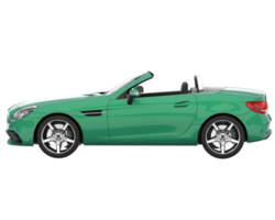 carro esporte isolado em fundo transparente. renderização 3D - ilustração png