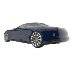 Sport car isolated on transparent background. 3d rendering - illustration png