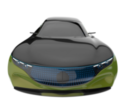 Sport car isolated on transparent background. 3d rendering - illustration png