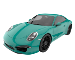 carro esporte isolado em fundo transparente. renderização 3D - ilustração png