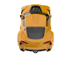 Sport car isolated on transparent background. 3d rendering - illustration png