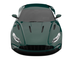 carro esporte isolado em fundo transparente. renderização 3D - ilustração png