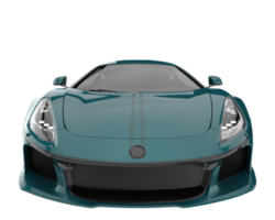 Sport car isolated on transparent background. 3d rendering - illustration png