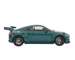 Sport car isolated on transparent background. 3d rendering - illustration png