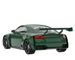 voiture de sport isolée sur fond transparent. rendu 3d - illustration png