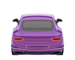 Sport car isolated on transparent background. 3d rendering - illustration png