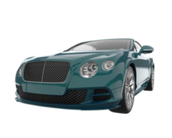 Sport car isolated on transparent background. 3d rendering - illustration png