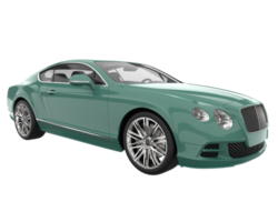 voiture de sport isolée sur fond transparent. rendu 3d - illustration png