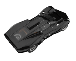 Sport car isolated on transparent background. 3d rendering - illustration png