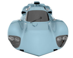 voiture de sport isolée sur fond transparent. rendu 3d - illustration png