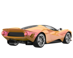 sport auto geïsoleerd Aan transparant achtergrond. 3d renderen - illustratie png