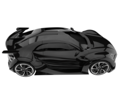 carro esporte isolado em fundo transparente. renderização 3D - ilustração png