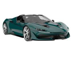 voiture de sport isolée sur fond transparent. rendu 3d - illustration png