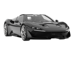 Sport car isolated on transparent background. 3d rendering - illustration png