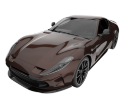 Sport car isolated on transparent background. 3d rendering - illustration png