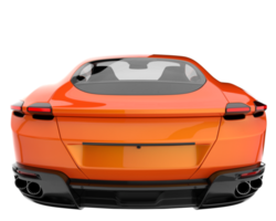 Sport car isolated on transparent background. 3d rendering - illustration png