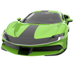 Sport car isolated on transparent background. 3d rendering - illustration png