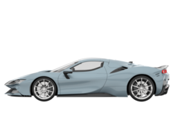 Sport car isolated on transparent background. 3d rendering - illustration png