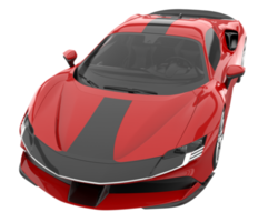 Sport car isolated on transparent background. 3d rendering - illustration png