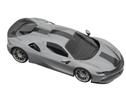 Sport car isolated on transparent background. 3d rendering - illustration png