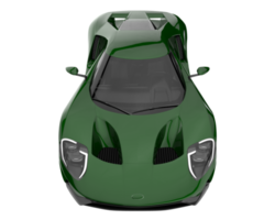 carro esporte isolado em fundo transparente. renderização 3D - ilustração png