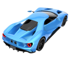 Sport car isolated on transparent background. 3d rendering - illustration png