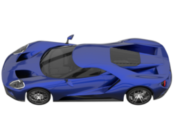 Sport car isolated on transparent background. 3d rendering - illustration png