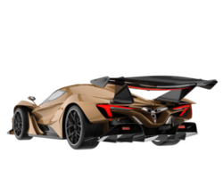 Sport car isolated on transparent background. 3d rendering - illustration png