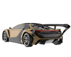 Sport car isolated on transparent background. 3d rendering - illustration png