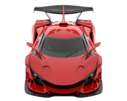 Sport car isolated on transparent background. 3d rendering - illustration png