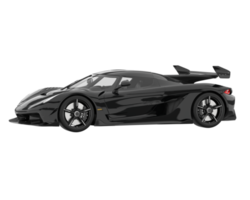 Sport car isolated on transparent background. 3d rendering - illustration png